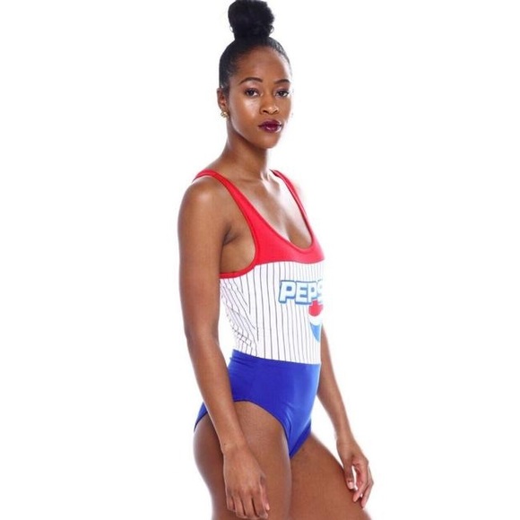 🎉Host Pick🎉Pepsi One piece bathing suit - Picture 2 of 3